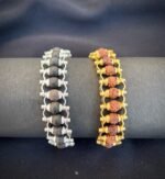 Combo Gold & Silver Plated Rudraksha Bracelet